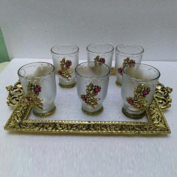 Glass Tray Set