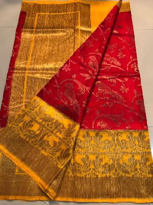 Banarasi Dupioni Silk Fabric