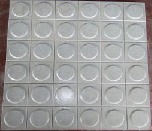 Glossy Finish Dollar Gray Parking Tile