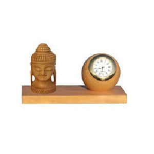 Wooden Buddha Table Watch