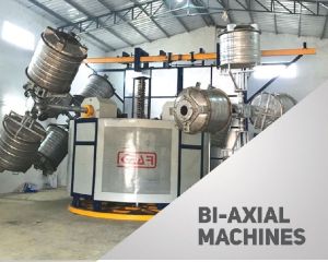 bi axial rotomoulding machine