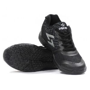 Sagma Mens Black Silver Breathable Shoes