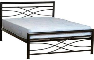 designer steel beds