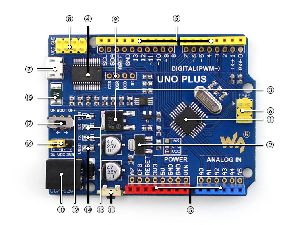 Arduino Uno Plus IC board