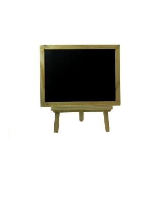 Table Chalk Board with Wooden Easel Stand
