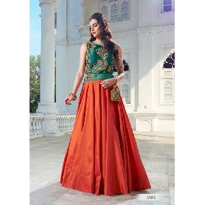 Liza 07 Pure Taffeta Silk with Metal Hand Work Lehenga Choli