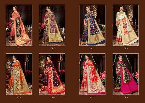 Saroj Shivanjali weaving silk saree catalog