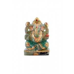 Jade Ganesh statue