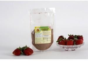 Organic strawberry powder