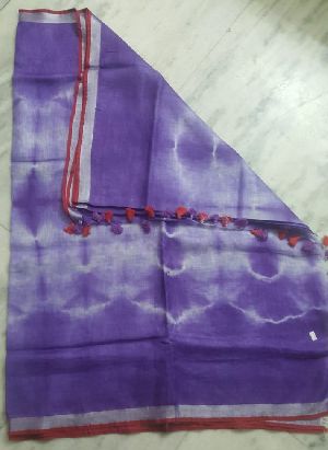 Linen Tie Dyes saree