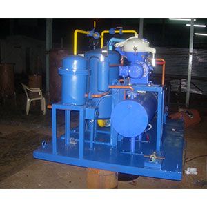 Lube oil filtration machine