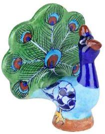 Finely Crafted Peacock Showpiece