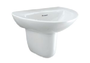 Cascade wall hung basins