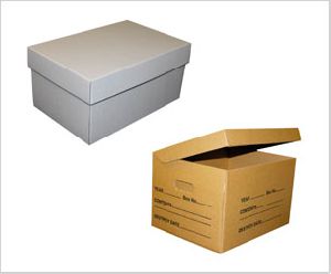 CORRUGATED BOXES WITH LIDS