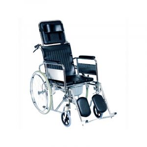 Recline wheel Chair With Commode