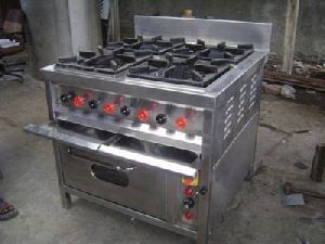 Four Burner Range -Underneath oven