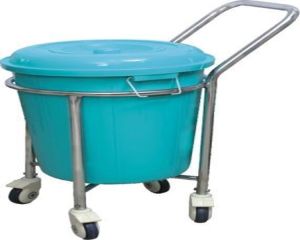 Plastic Bucket Soiled Linen Trolley