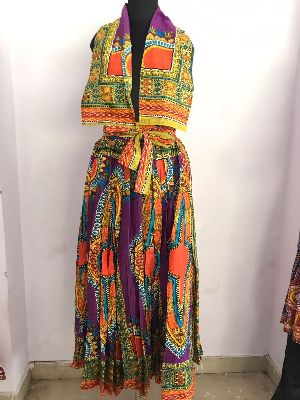 african printed skirts