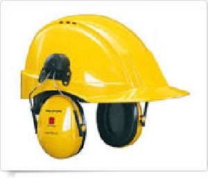 Safety Helmet with Ear Muff