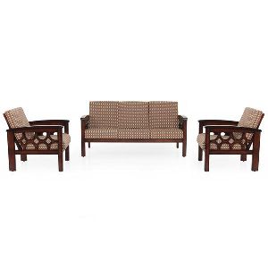 Diamond Wooden Sofa Set