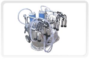 Double Bucket Cow Milking Machine