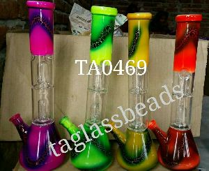 Hand Held Glass Smoking Water Pipe