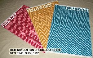 Cotton Chenille Dhurries 01
