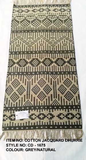 Cotton Jacquard Dhurries 02
