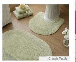 Cotton Reversible Bath Mat