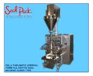 FULLY PNEUMATIC VERTICAL FORM FILL CENTRE SEAL MACHINE