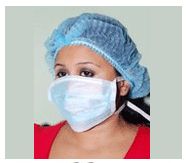 SURGICAL FACE MASK AND CAPS