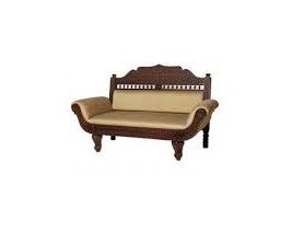 2 Seater Rajasthani Carved Sofa