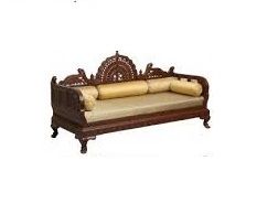 3 Seater Rajasthani Carved Sofa