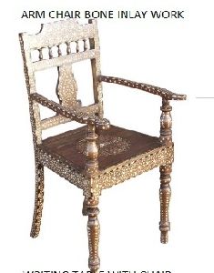 Bone Inlay Arm Chair