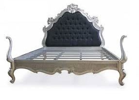 Silver Inlay Bed