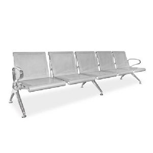 Mild Steel 4 Seater Waiting Chair