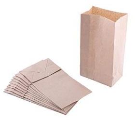 Plain paper bags and packets