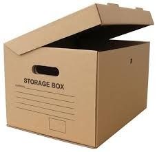 corrugated storage box