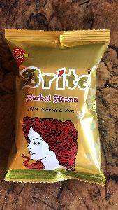 BRITE HERBAL HENNA 100g, PILLOW POUCH PACKING