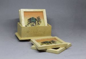 Jaipur Tea Coasters Camel