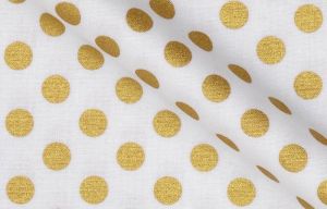 Foil printed fabric