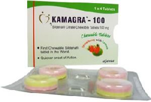 Strawberry Kamagra Polo Chewable Tablets