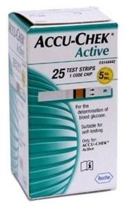 25 Accu Chek Active Strips