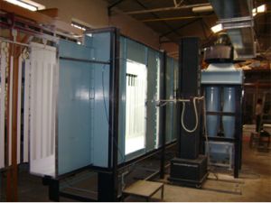 Auto Powder Coating Booth