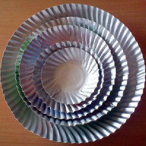 Disposable Silver Foil Paper Plate