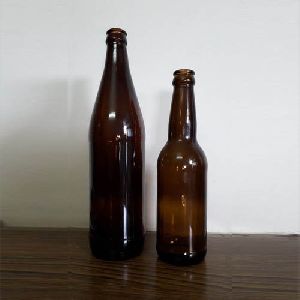 Amber Beer Glass Bottles
