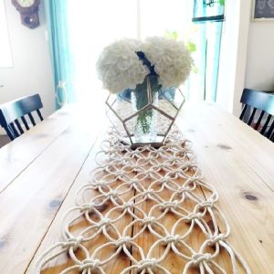 Handmade Macrame Table Runner