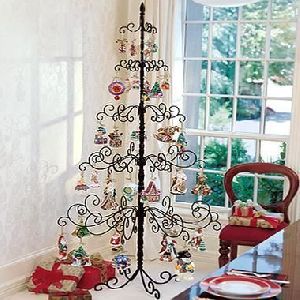 Iron Christmas Tree Sculpture