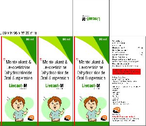 Montelukast & Levocetirizine Dihydrochloride Oral Suspension