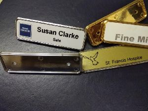 Name Badges with lapel pin